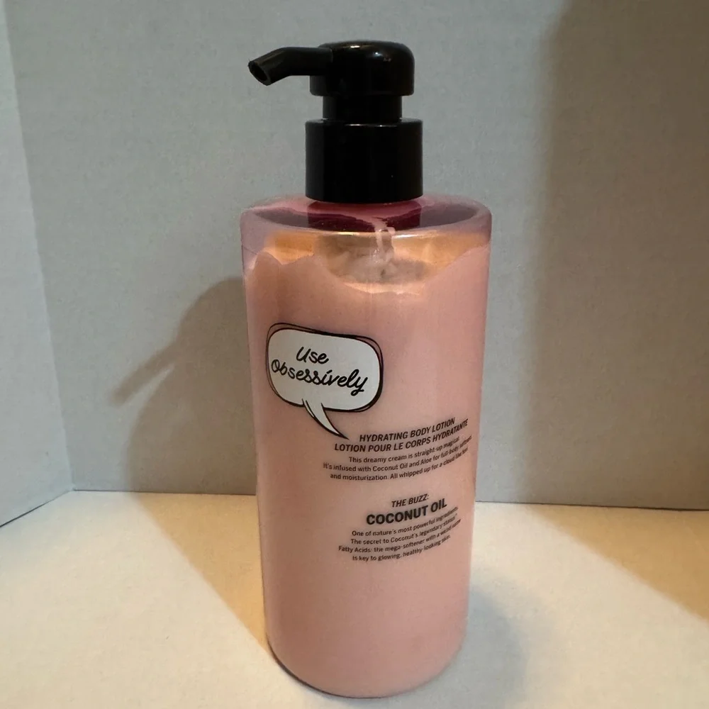 VICTORIA'S SECRET PINK HYDRATING BODY LOTION COCO LOTION COCONUT OIL 14 OZ